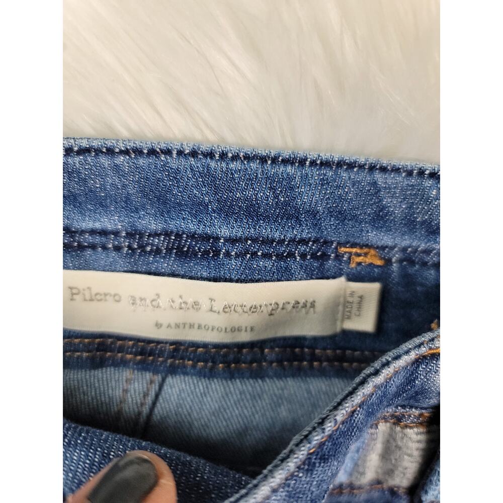 NEW Pilcro High-Rise Patchwork Slim Boyfriend Jea… - image 9